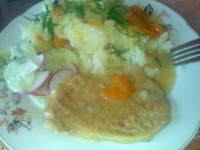 Bitki schabowe w sosie