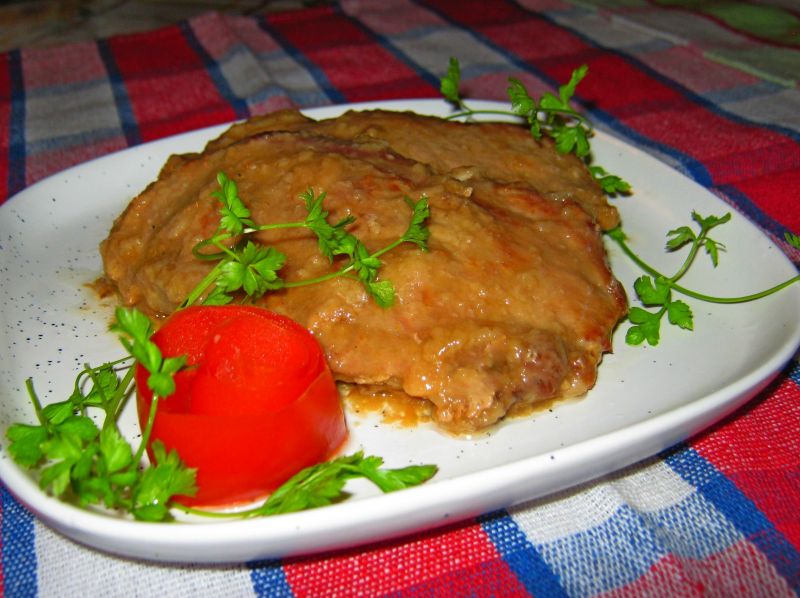 Bitki szynkowe w sosie