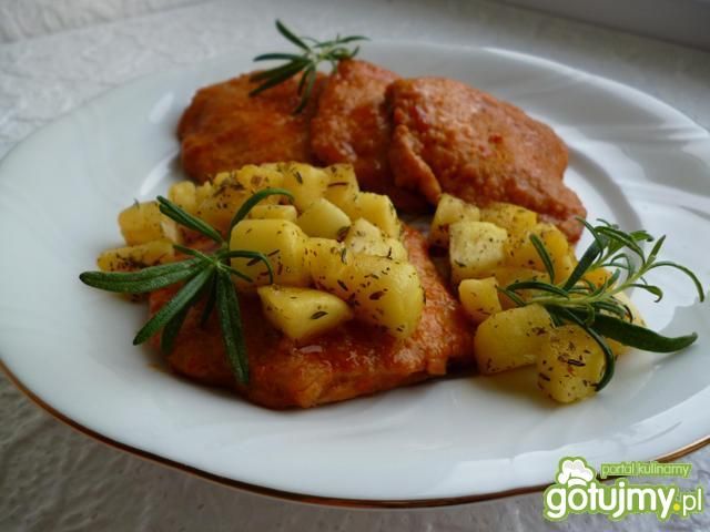 Bitki w piwie z karmelizowanymi jabłkami Bitki w piwie z karmelizowanymi jabłkami