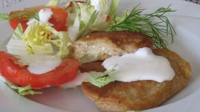 Bliny gryczane z nadzieniem ruskim