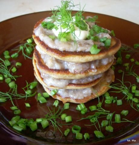 Bliny ze śledziem  Bliny ze śledziem