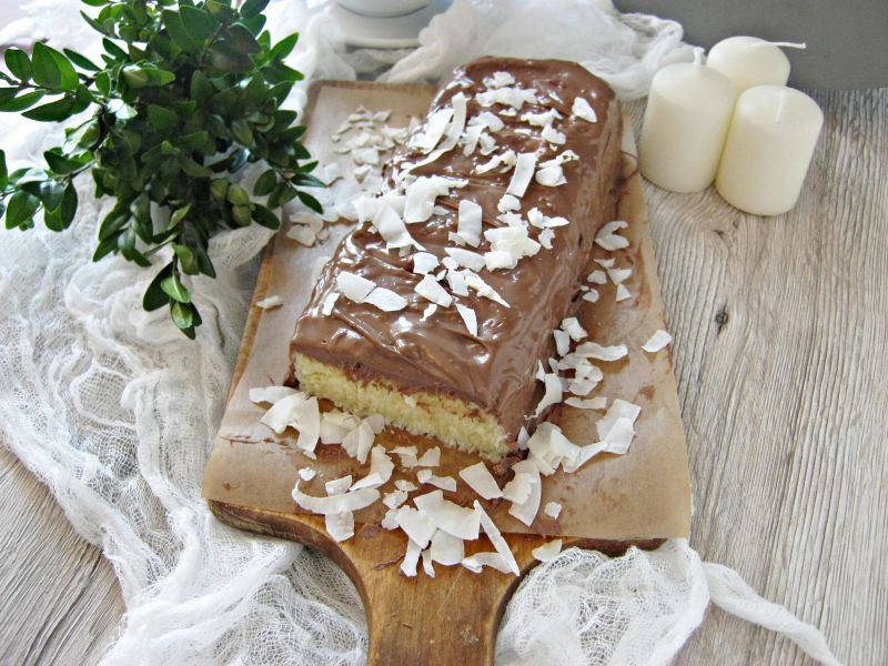 Blok Bounty - domowy baton kokosowy