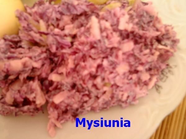 Błyskawiczna sakatka z czerwonej kapusty