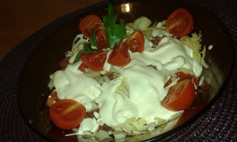 Błyskawiczna sałatka z pomidorów