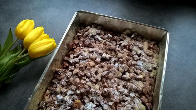 Błyskawiczna szarlotka z kaszą manną Błyskawiczna szarlotka z kaszą manną