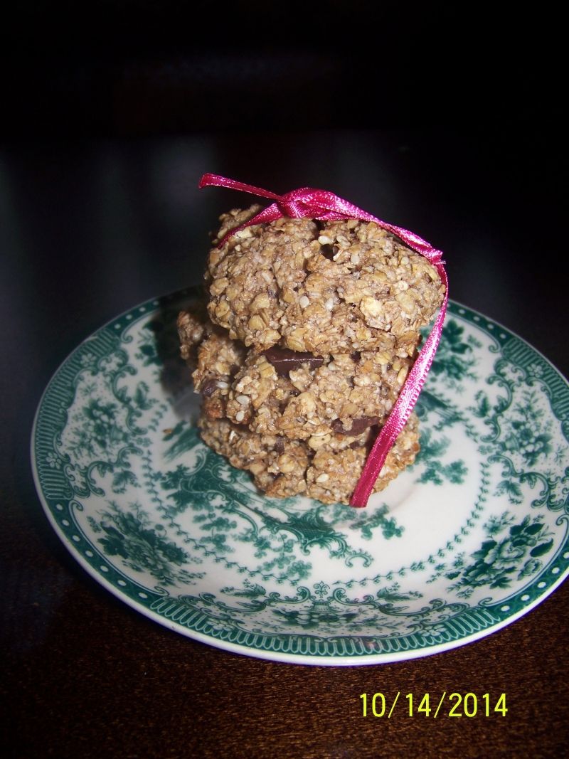 Błyskawiczne ciastka owsiane z bakaliami