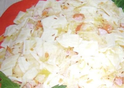Błyskawiczne łazanki Błyskawiczne łazanki