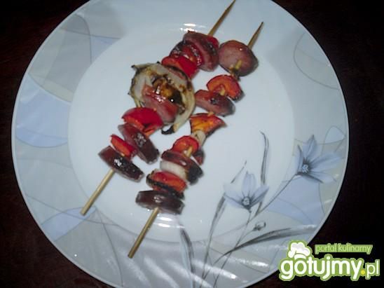 Błyskawiczne szaszłyki z grilla Błyskawiczne szaszłyki z grilla