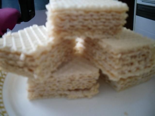 Błyskawiczne wafelki karmelkowe Błyskawiczne wafelki karmelkowe