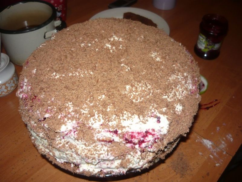 Blyskawiczny tort śmietanowiec