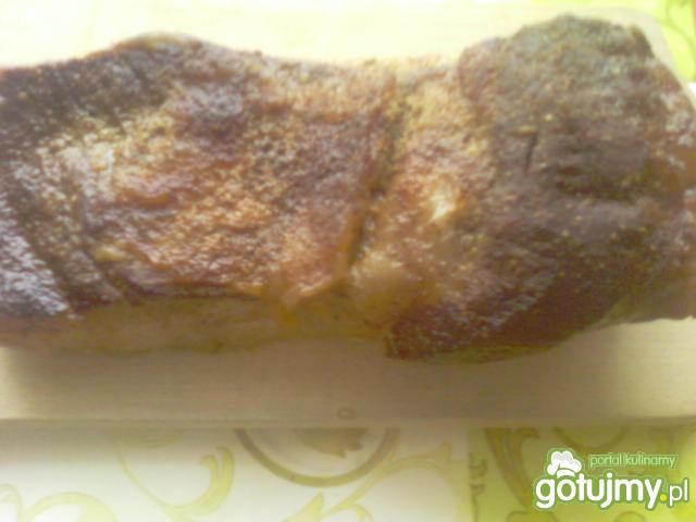 Boczek pieczony w rękawie do chleba