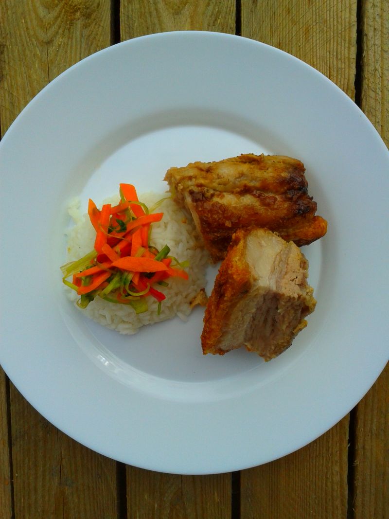 Boczek pieczony w Tahiti 