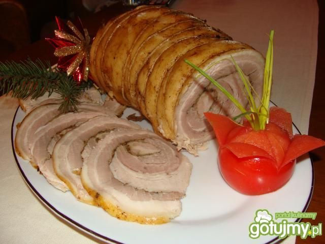 Boczek rolowany na dziko Boczek rolowany na dziko