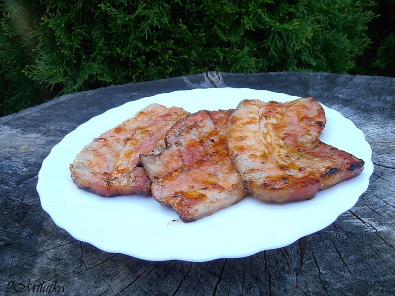 Boczek w miodzie i whisky Boczek w miodzie i whisky