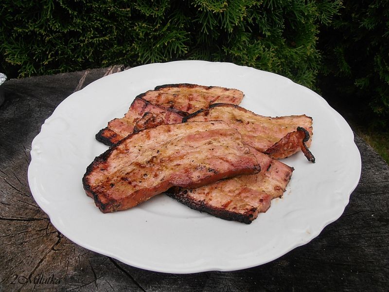 Boczek w piwno- chrzanowej marynacie