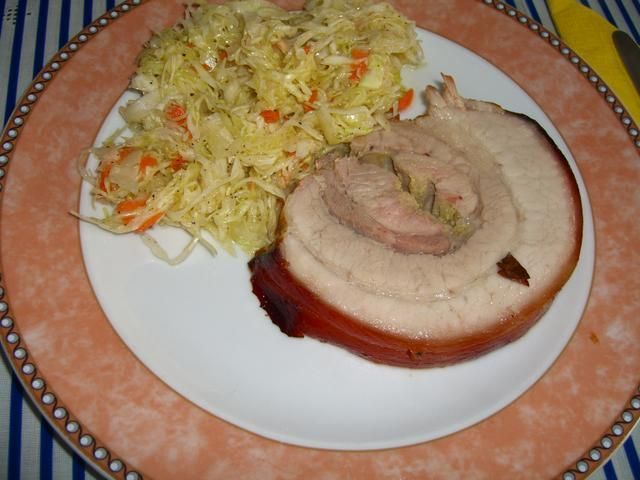 Boczek wieprzowy nadziewany Boczek wieprzowy nadziewany