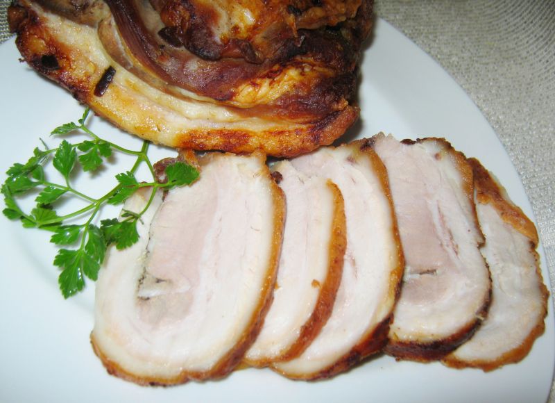 Boczek z piekarnika Boczek z piekarnika