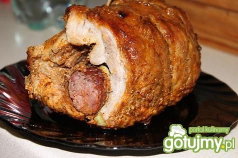 Boczek zapiekany - rolowany pycha  Boczek zapiekany - rolowany pycha