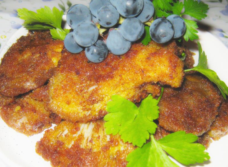 Boczniaki w panierce