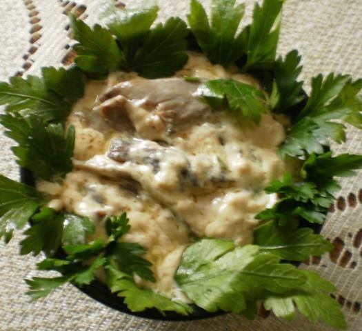 Boczniakowy sos na skróty :