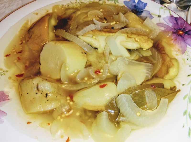 Borowiki marynowane na ostro