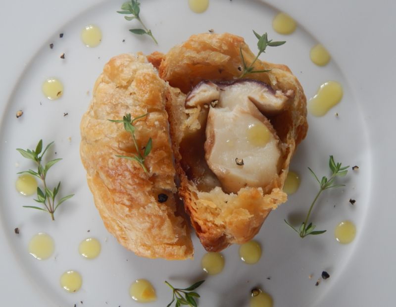 Borowiki w cieście francuskim Borowiki w cieście francuskim