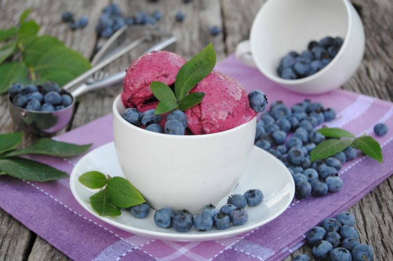 Borówkowe lody - pycha Borówkowe lody - pycha