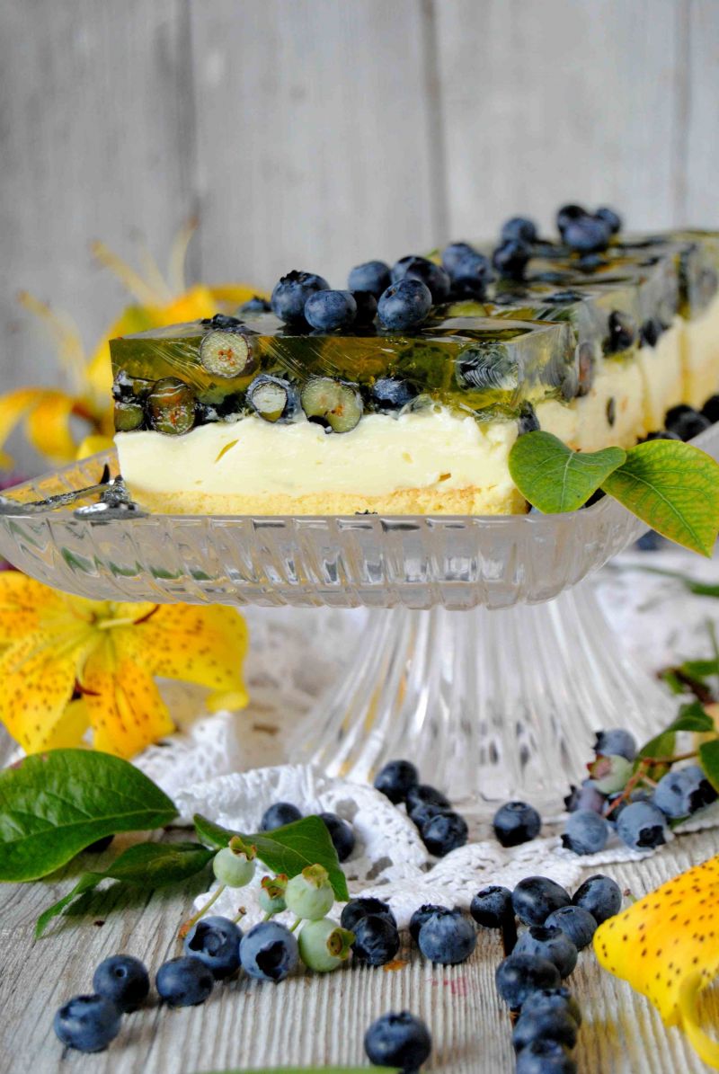 Borówkowy budyniowiec Borówkowy budyniowiec