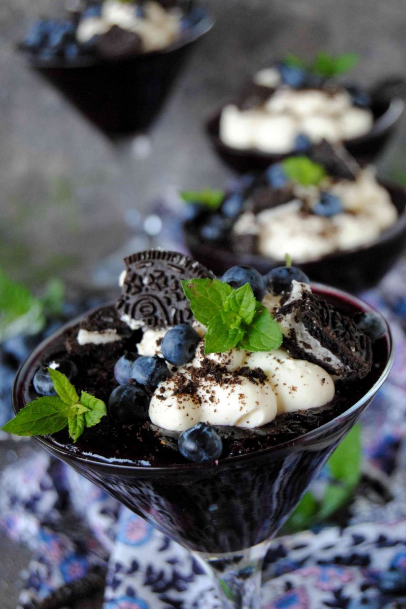 Borówkowy kisiel  Borówkowy kisiel