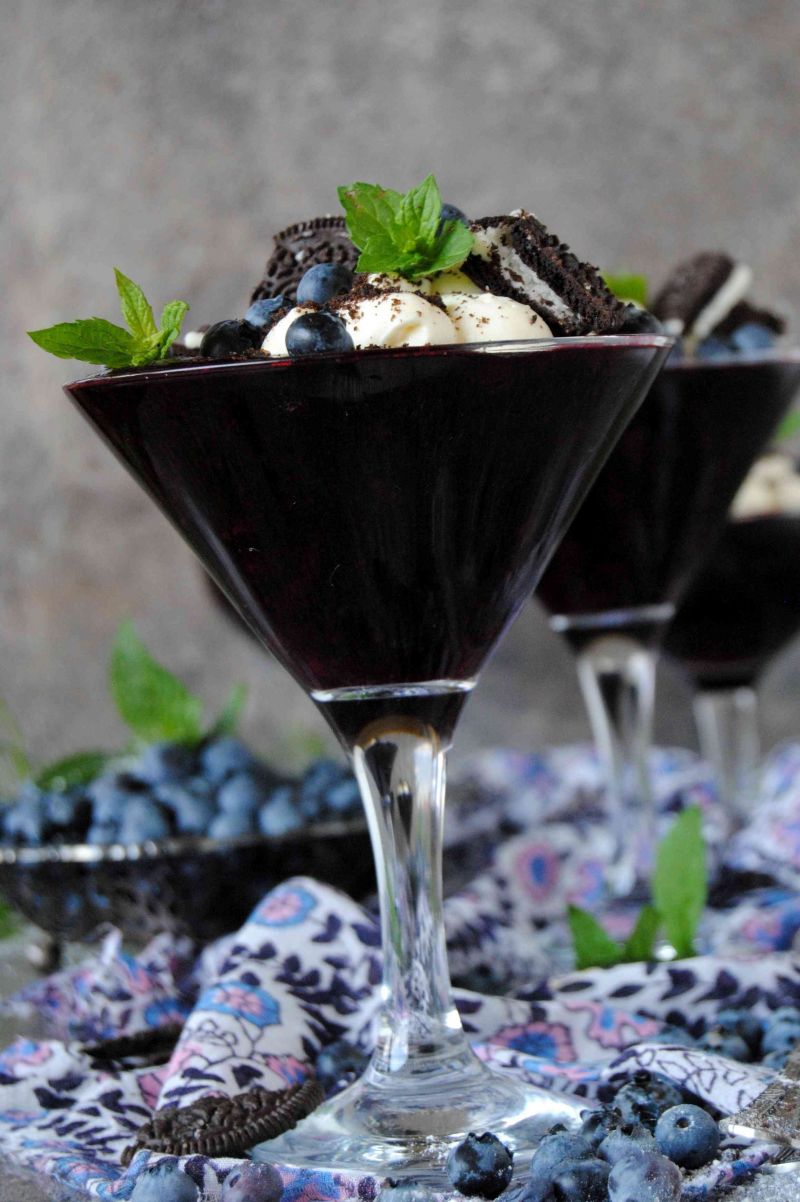 Borówkowy kisiel  Borówkowy kisiel