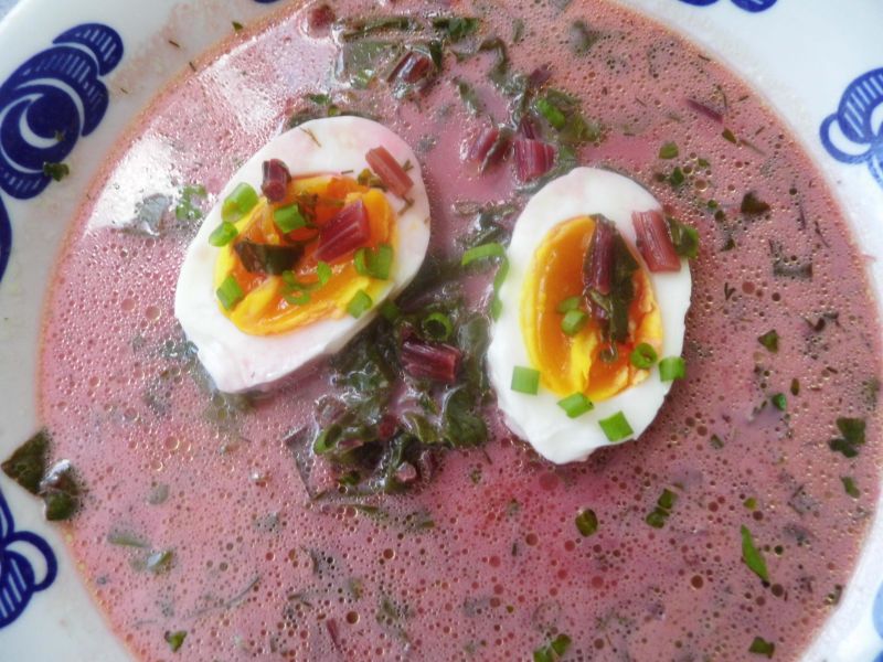 Botwinka do ziemniaków lub z jajkiem