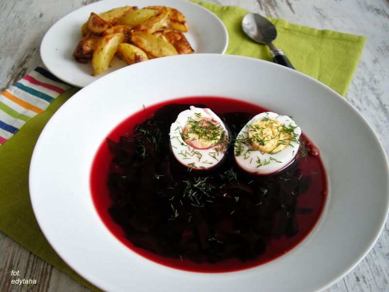 Botwinka na wywarze warzywnym Botwinka na wywarze warzywnym