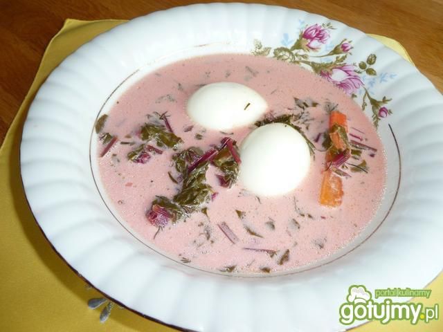 Botwinka z jajeczkiem Botwinka z jajeczkiem