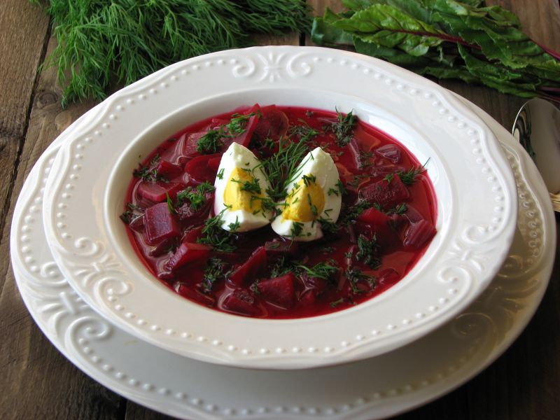 Botwinka z jajkiem Botwinka z jajkiem