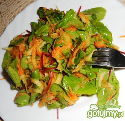 Botwinka z kalarepą i marchewką Botwinka z kalarepą i marchewką