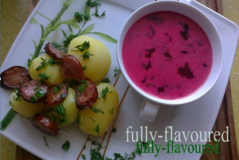 Botwinka z młodymi ziemniakami 