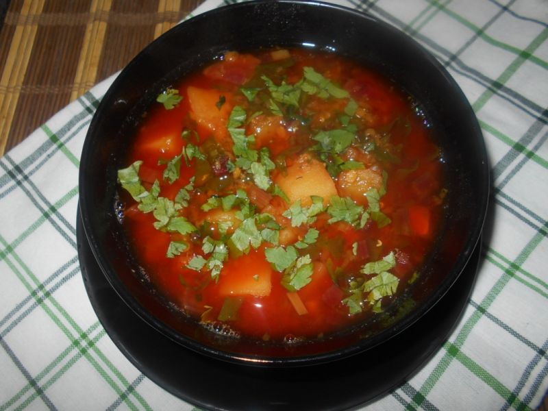 Botwinka z soczewicą Botwinka z soczewicą