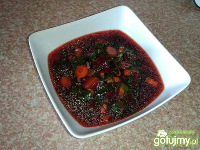 Botwinka z ziemniakami i fasolą Botwinka z ziemniakami i fasolą