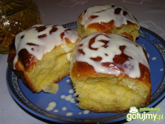 Brioszki odrywane z sosem waniliowym