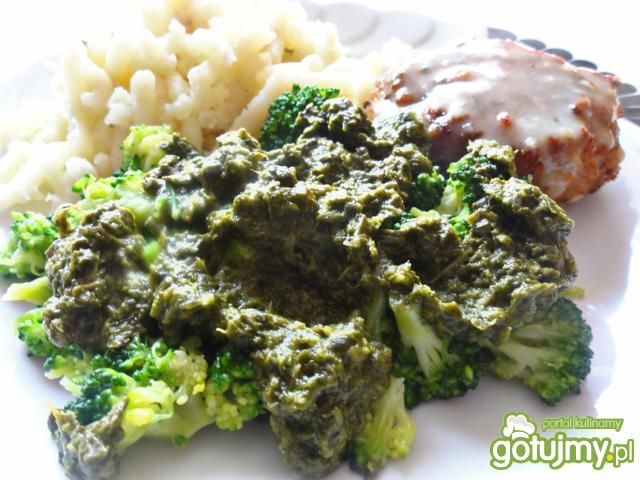 Brokuł ze szpinakiem Brokuł ze szpinakiem