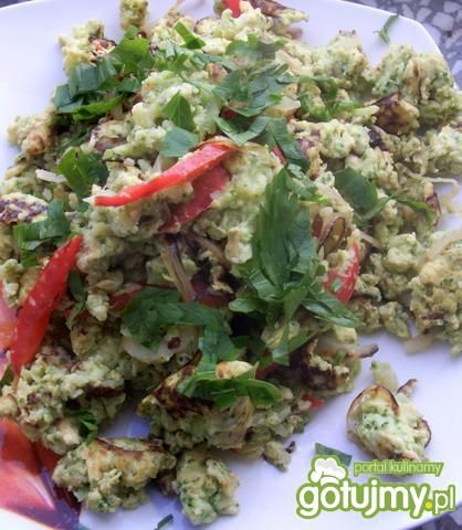 Brokułowa niby jajecznica Brokułowa niby jajecznica