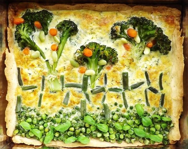 Brokułowe drzewka w ogródku babci 