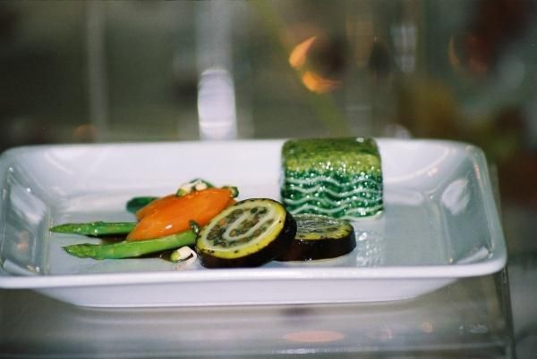 Brokułowy budyń z arabskim sosem