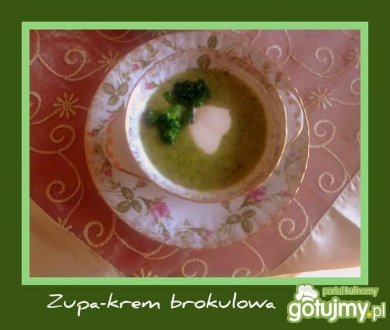 Brokułowy krem, czyli zupa z brokuła Brokułowy krem, czyli zupa z brokuła