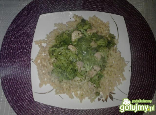 Brokułowy makaron Brokułowy makaron