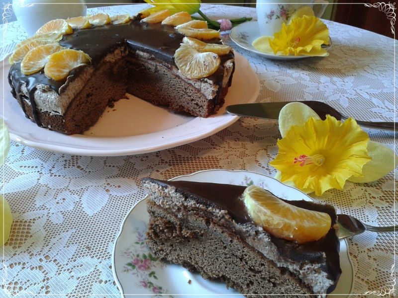 Brownie pod czekoladową czapą 