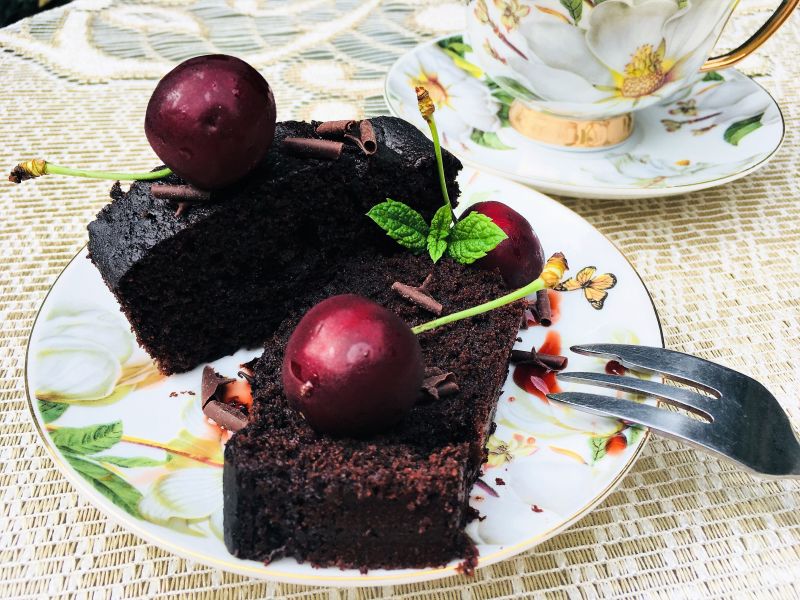 Brownie z czereśniami - Black Forest