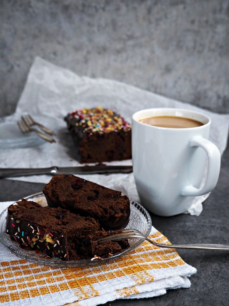 Brownie z czerwonej fasoli (z żurawiną) Brownie z czerwonej fasoli (z żurawiną)