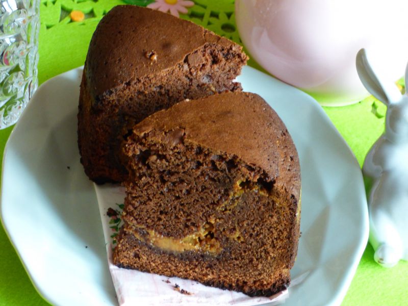 Brownie z kajmakiem Brownie z kajmakiem