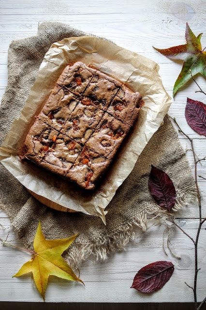 Brownie z kandyzowaną dynią Brownie z kandyzowaną dynią